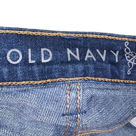 OLD NAVY high-rise blue jeans 14 - Picture 4 of 6